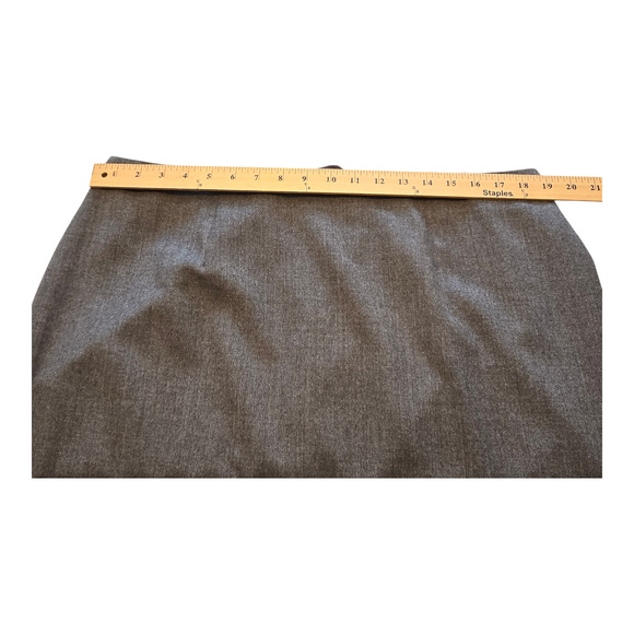 Talbots Womens Pencil Skirt Size 14W Gray Wool Blend Below Knee Professional - Picture 7 of 10